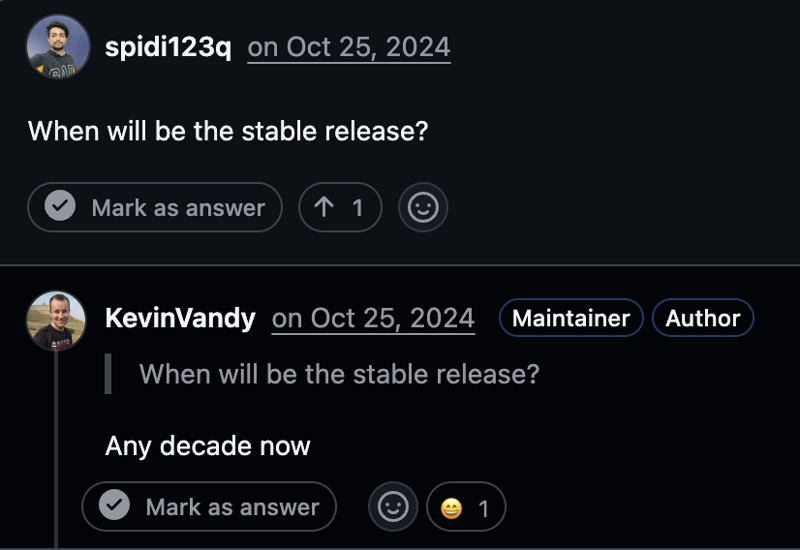 Any Year Now
